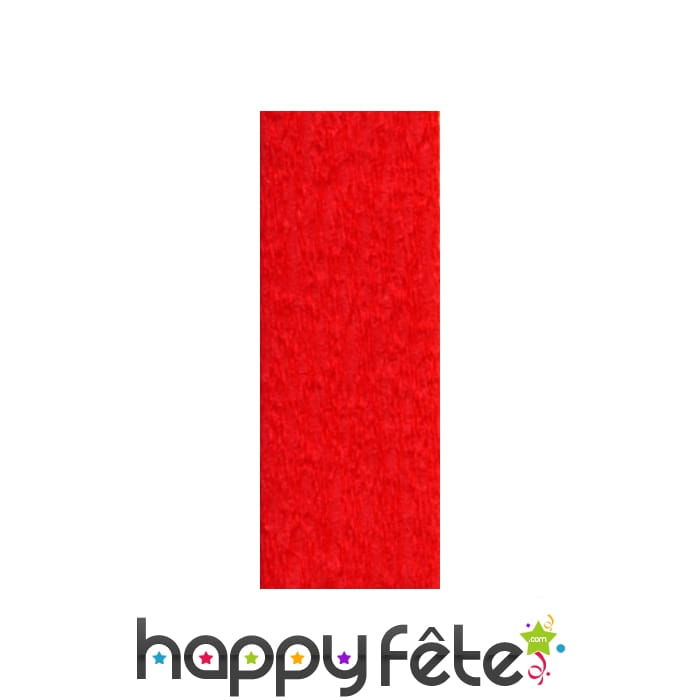 Papier crepon rouge de 50 x 200 cm