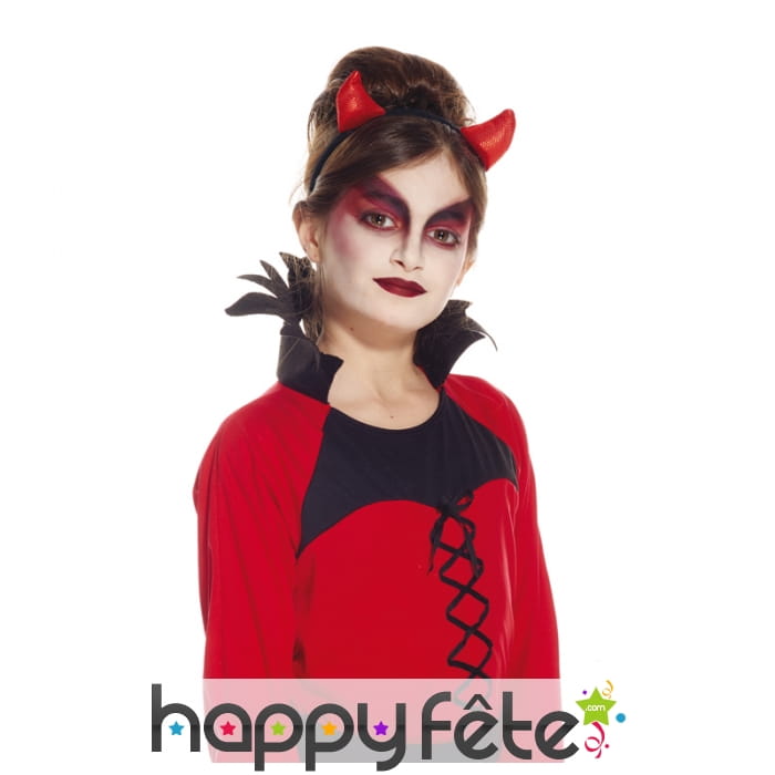 Petite cornes rouges de diable pour enfant