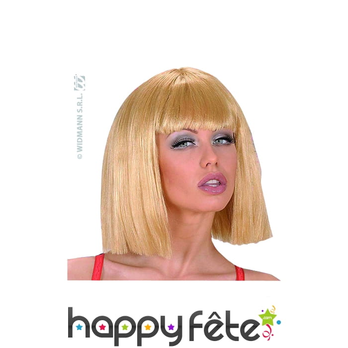 Perruque cabaret sexy blonde