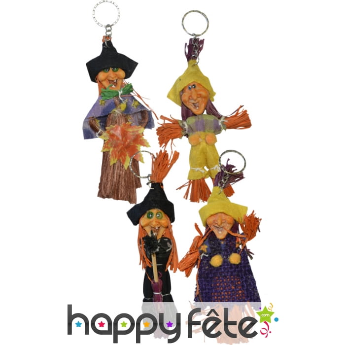 Porte clef sorcière ou épouventail