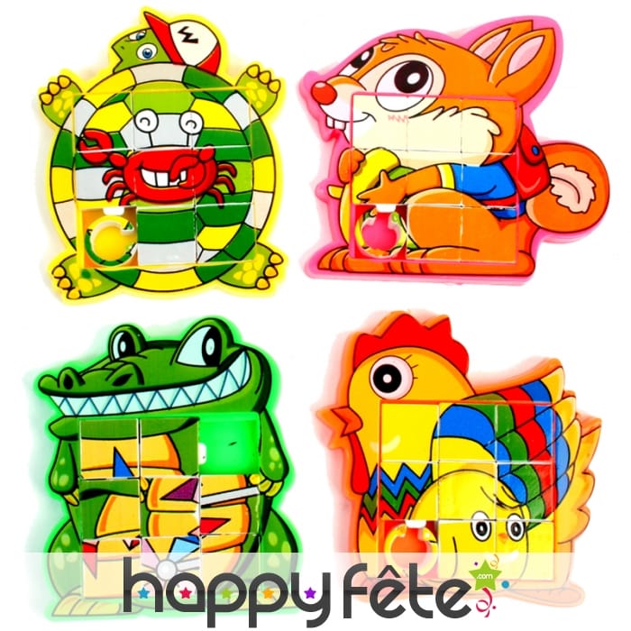 Petit casse tête animal de 5cm