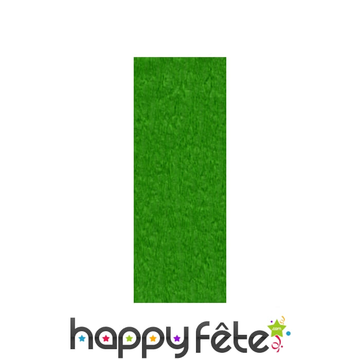 Papier crepon vert clair de 50 x 200 cm