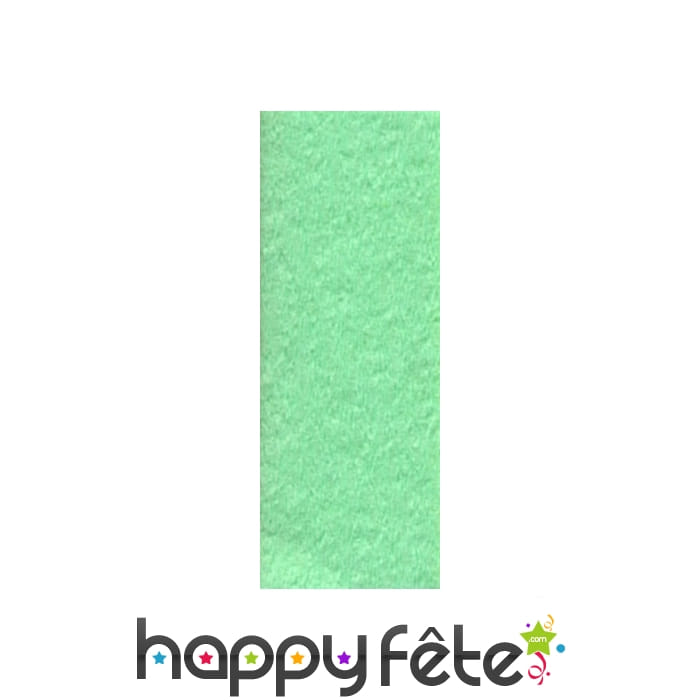 Papier crepon vert d'eau de 50 x 200 cm