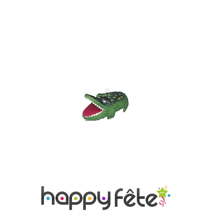 Pinata crocodile vert