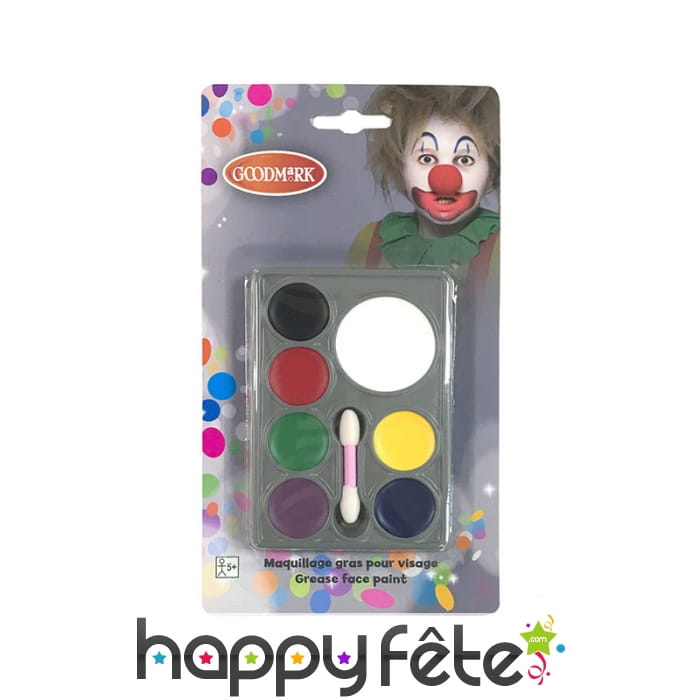 Palette de 7 fards gras pour enfant