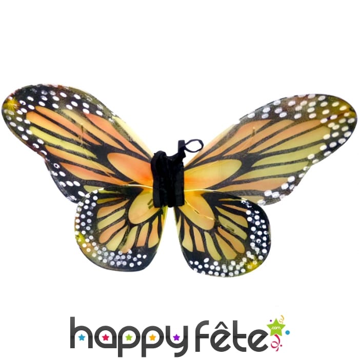 Paire d'Ailes de papillon decorées pour adulte