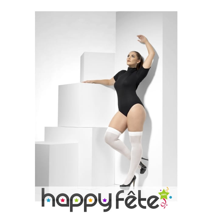 Paire de bas blancs pour femme