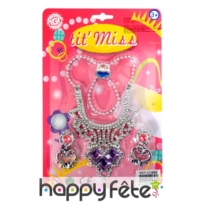 Parure de bijoux tit miss