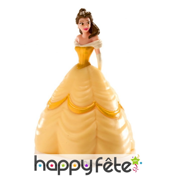 Personnage de Belle en robe de bal de 8cm