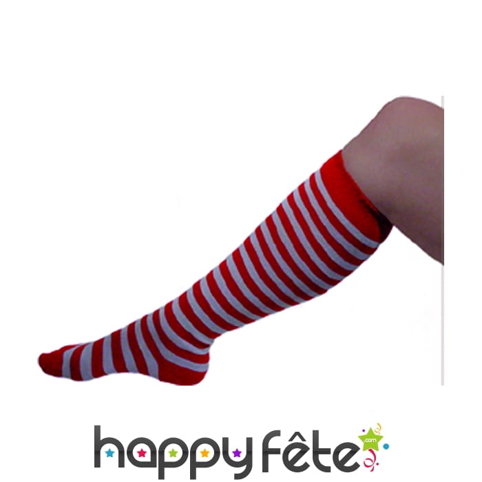 Paire de chaussettes de clown rouges