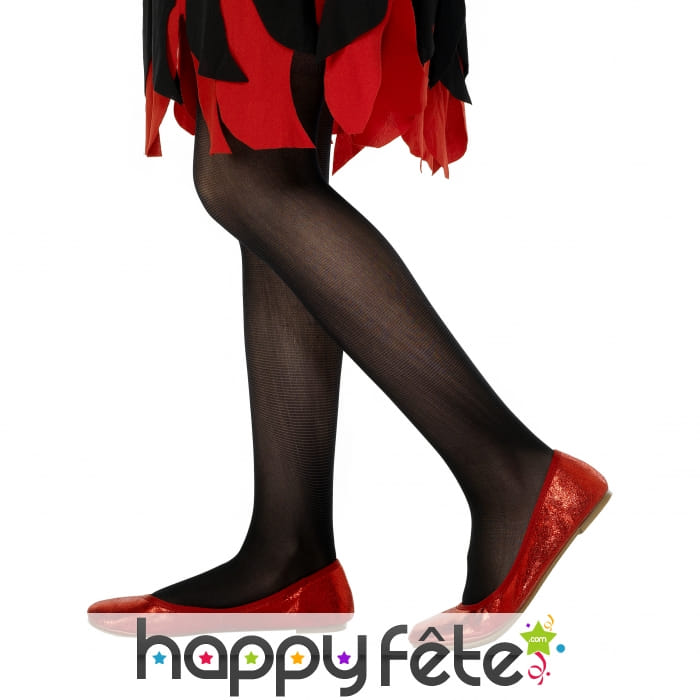 Paire de collants noirs pour enfant