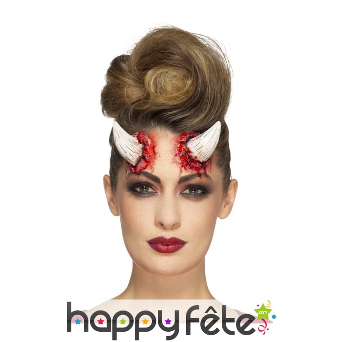 Paire de cornes de démon en latex