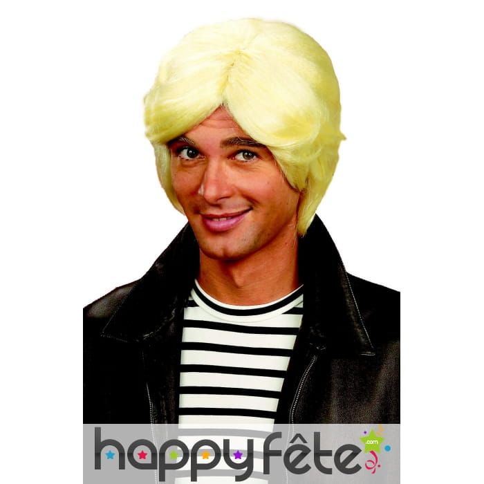 Perruque de Claude François pour adulte