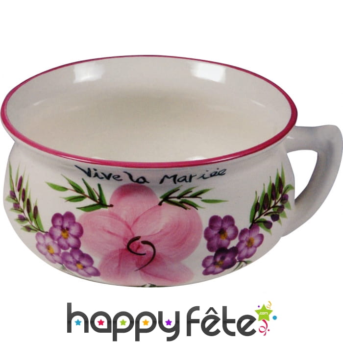 Pot de chambre mariage mariee simple