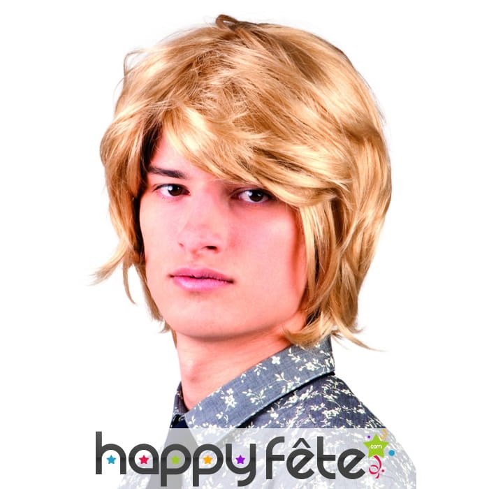 Perruque de dragueur blond