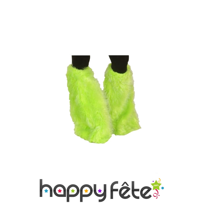 Pattes d'éléphant en fourrure vertes