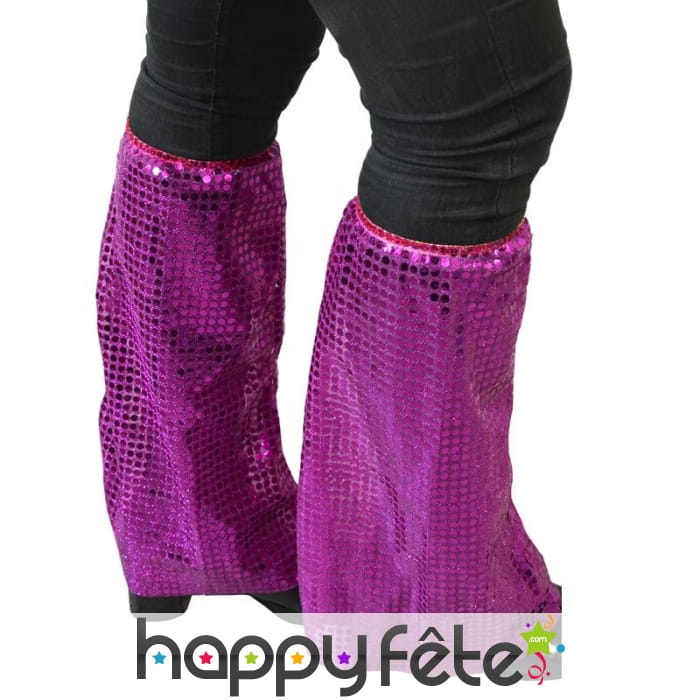 Pattes d'eph paillettes fuchsia