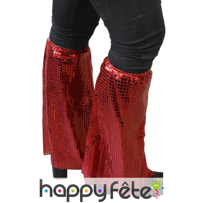 Pattes d'eph rouges à paillettes