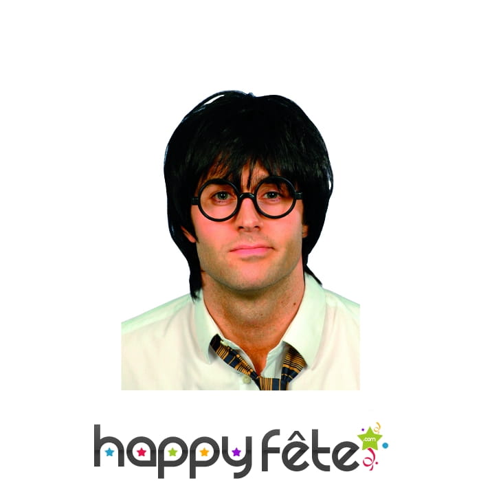 Perruque d'ecolier et lunettes