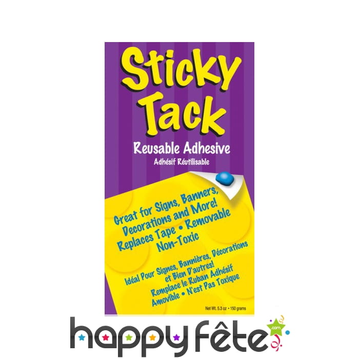 Pâte de fixation pour décorations murales