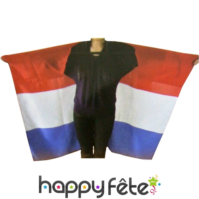 Poncho drapeau francais