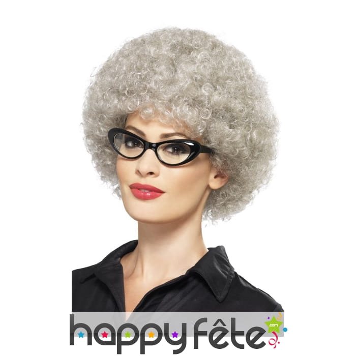 Perruque de grand mère afro