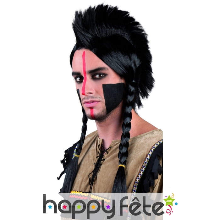 Perruque d'indien mohwak