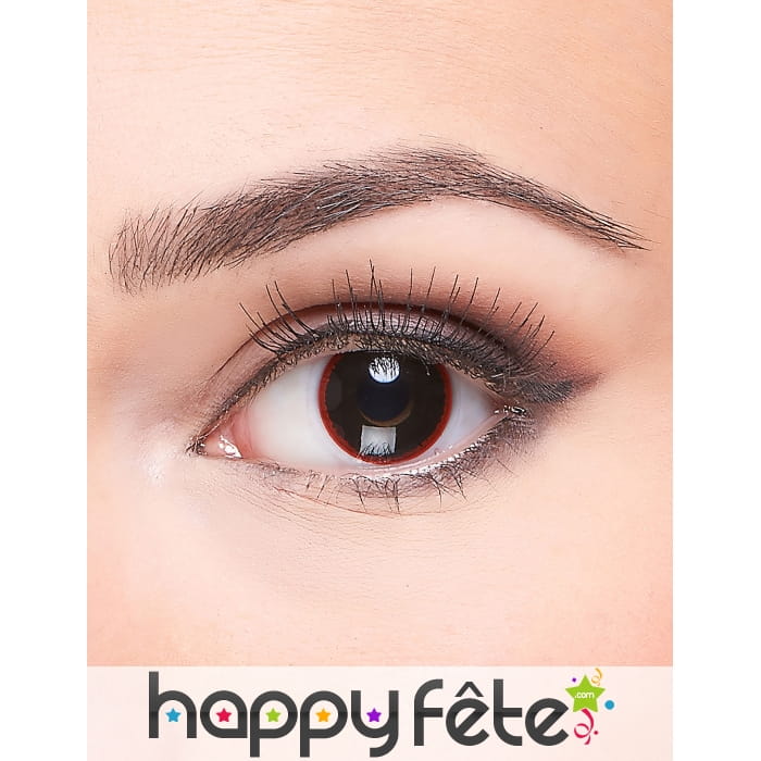 Paire de lentilles éclipse de sang