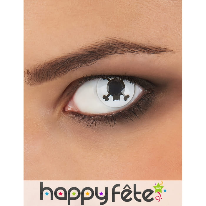 Paire de lentilles symbole de pirate