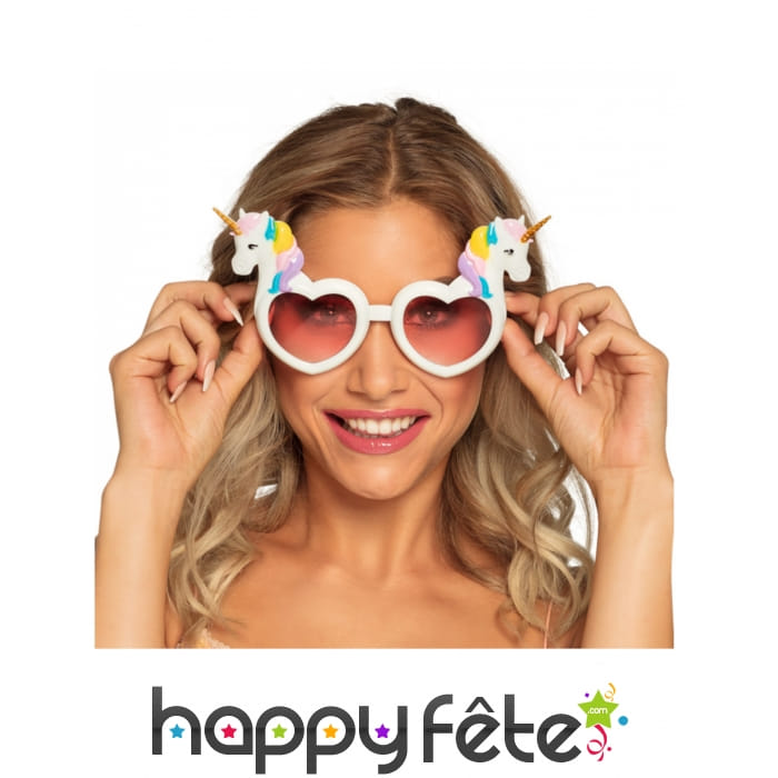 8 Lunettes En Papier Licorne - Décoration Fête Anniversaire | Accessoire Photo Fun