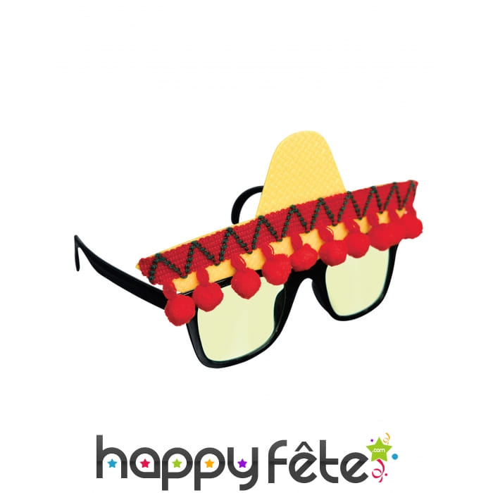Paire de lunettes sombrero pour adulte