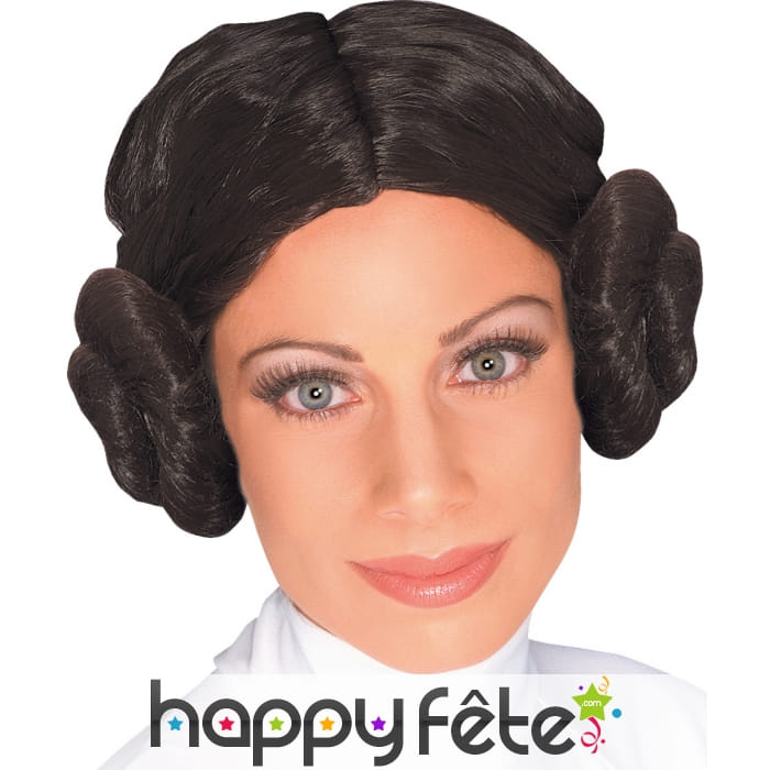 Perruque de la Princesse Leia pour femme