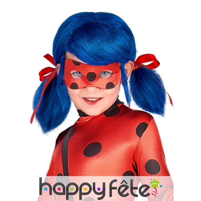 Perruque de Ladybug pour petite fille