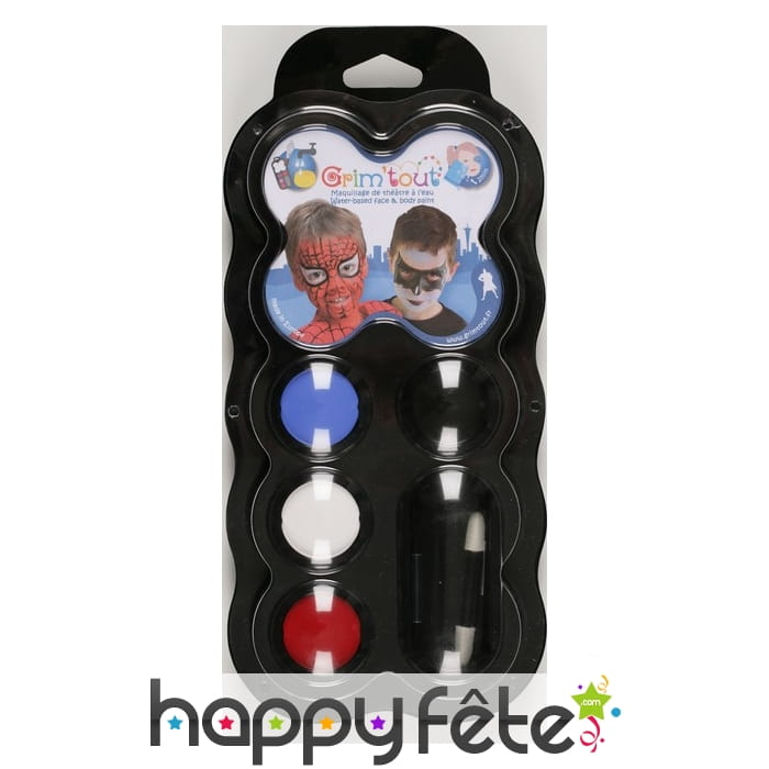 Palette de maquillage Super héros, Grim Tout