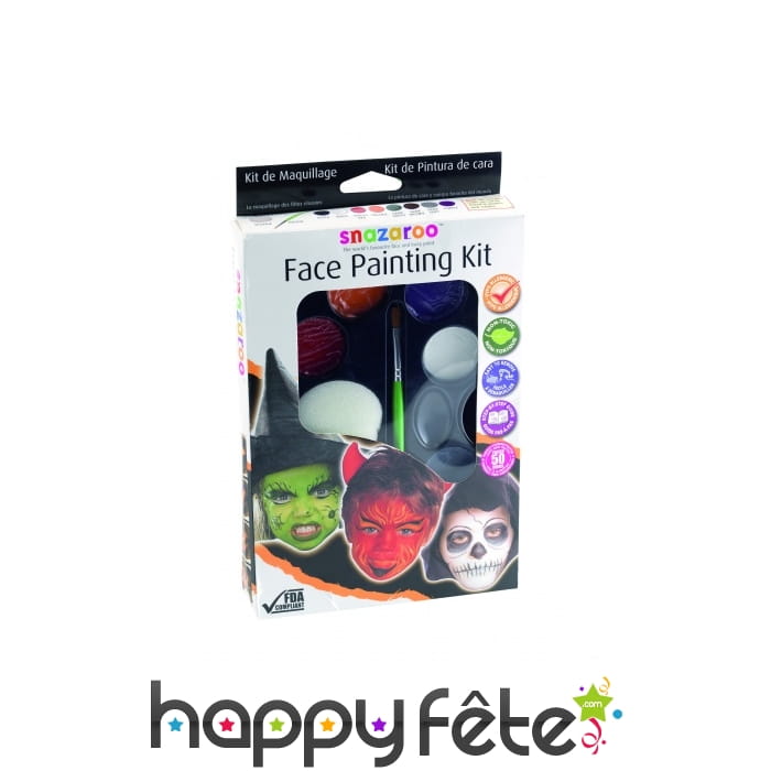 Palette de maquillages pour Halloween, Snazaroo