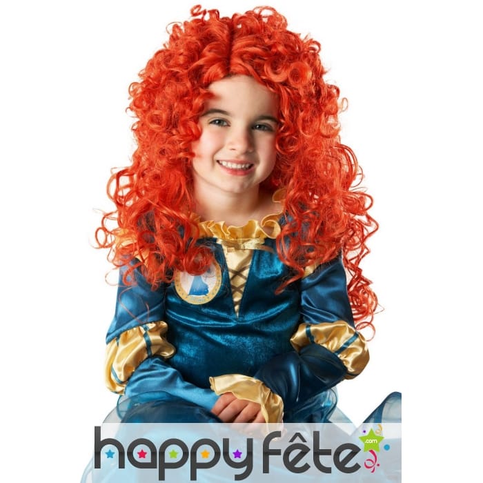 Perruque de Mérida Rebelle, pour enfant
