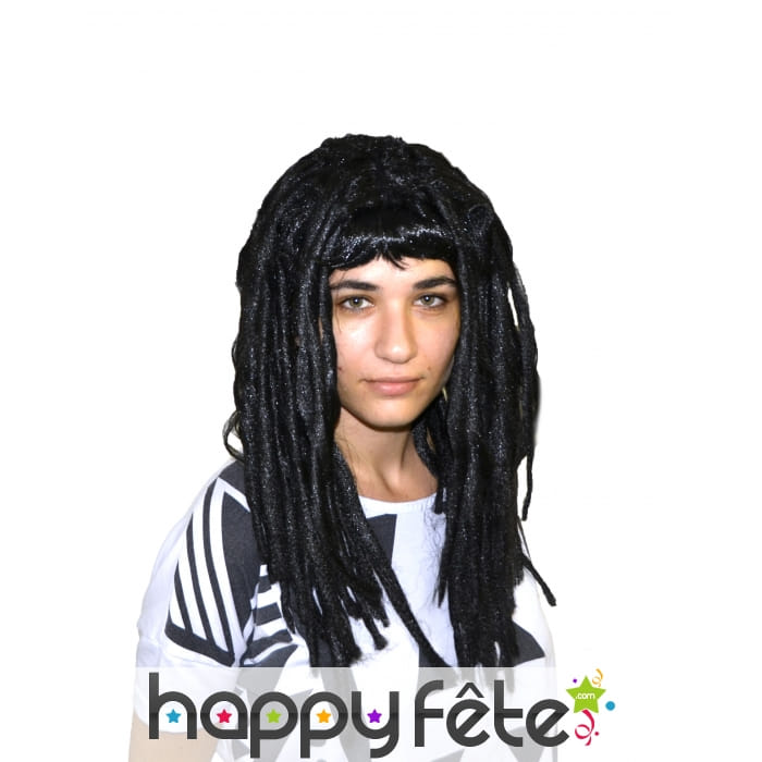 Perruque dreadlocks noires