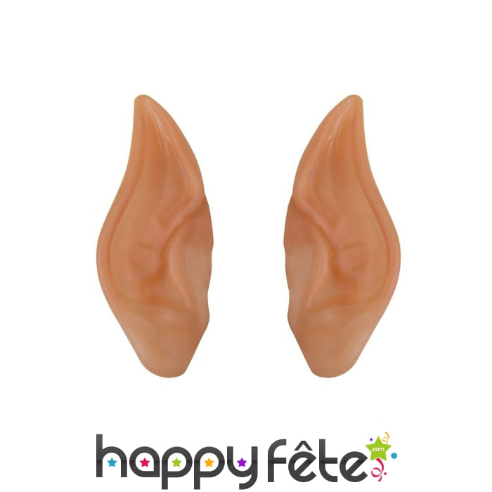 Paire d'oreilles de lutin pointues