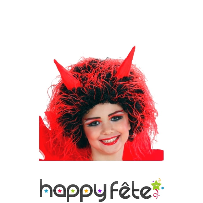Perruque diable pour enfant ou ado
