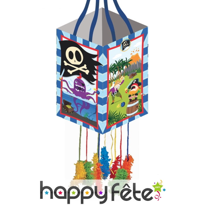 Pinata de pirates rectangulaire
