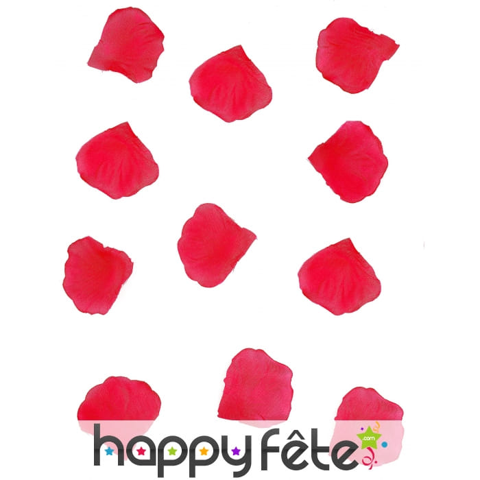 Pétales de rose rouge en tissu, par 150 ou 288