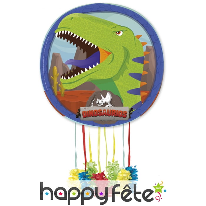 Pinata dinosaure ronde à tirer