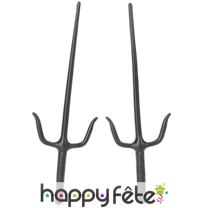 Paire de Saï en plastique, 36cm