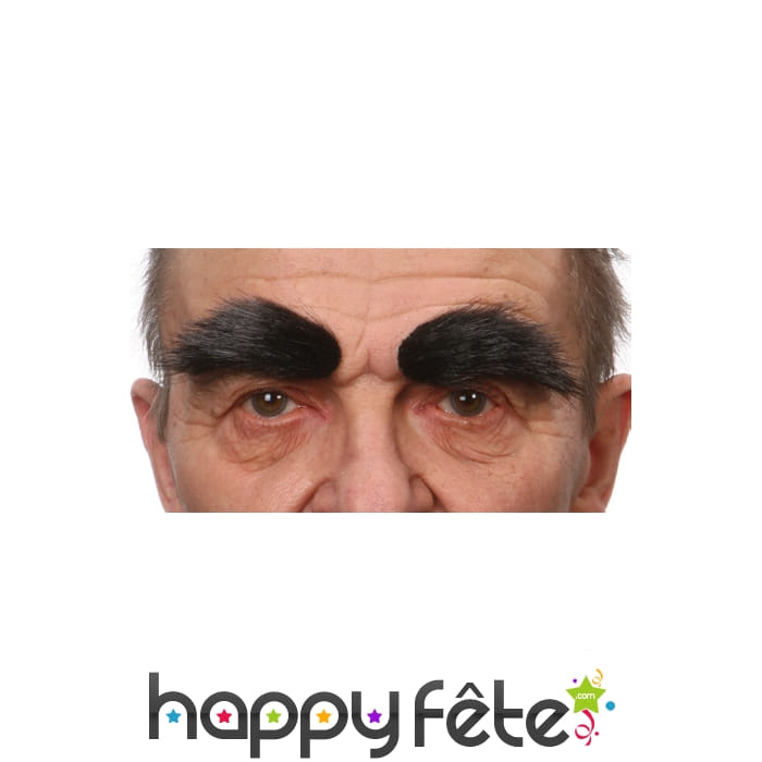 Paire de sourcils noirs