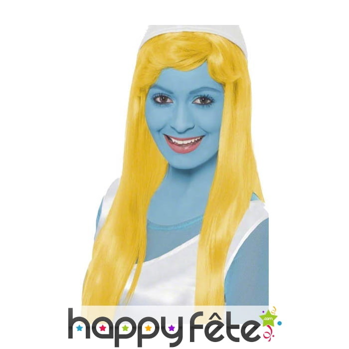 Perruque de schtroumpfette