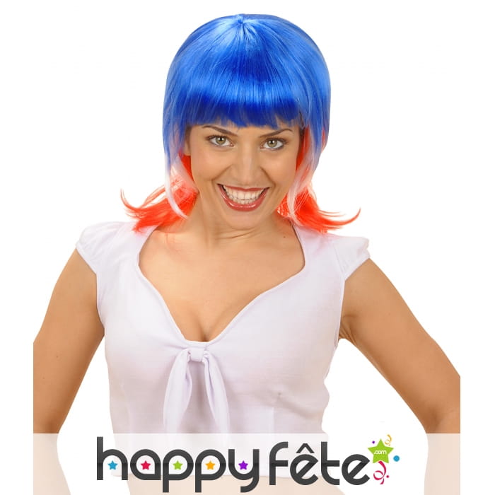 Perruque de supportrice Française