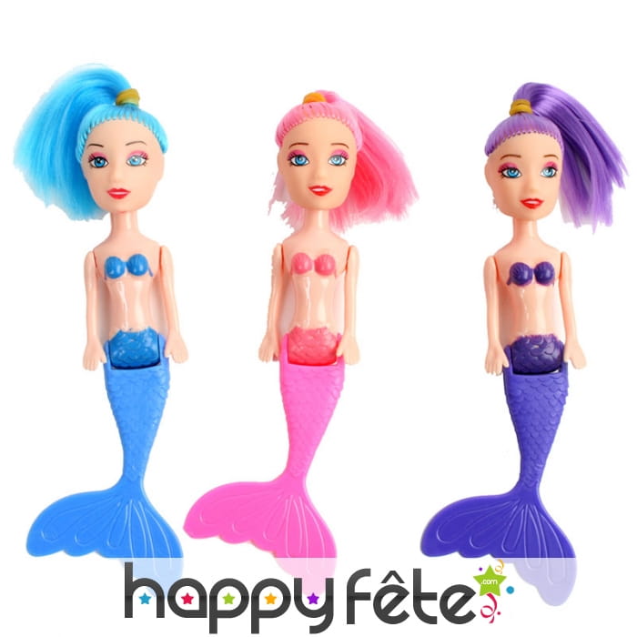 Poupée de sirène articulée, 14cm