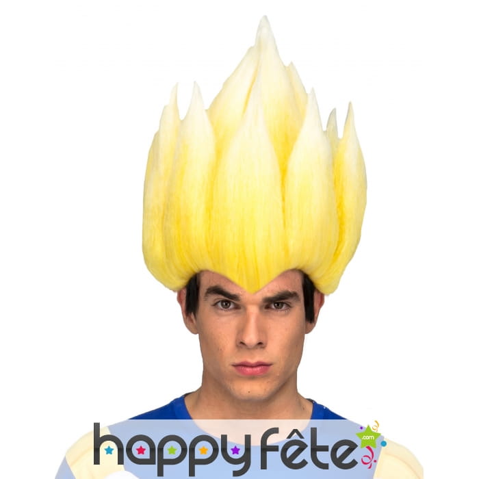 Perruque de Vegeta super guerrier pour homme