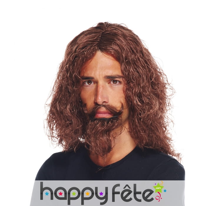 Perruque et barbe de d'artagnan