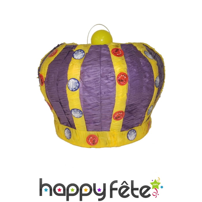 Pinata en forme de couronne de 34cm